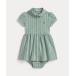  Ralph Lauren baby полоса do вязаный оскфорд рубашка платье &bruma-