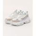 [FILA] low cut спортивные туфли 24.5cm слоновая кость женский 