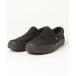 [VANS] туфли без застежки 27cm черный мужской 