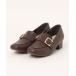  туфли-лодочки .....ABC SELECTe- Be si- select PUFF HEEL LFR 3.5 пуховка каблук Loafer 3.5 W5079 DK.BROWN