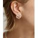 [ear PAPILLONNER] серьги ( обе уголок для ) FREE белый женский 