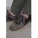 [un/neu] low cut спортивные туфли LARGE черный женский 