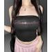  tube top bare top [ выставить возможность ] стразы Logo bare top | Rhine stone logo bare top