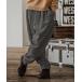 ���C�h�p���c �p���c mp15329- Herringbone Balloon Two Tuck Pants �w�����{�[���o���[��2�^�b�N�p���c(CAM26AW-009) �����Y