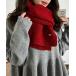  muffler палантин [Eclat one] metal очарование имеется Basic кромка ребра muffler женский 
