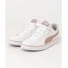 [PUMA] low cut спортивные туфли 24cm белый женский 