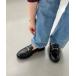  Loafer [... туфли-лодочки ] раунд tu bit узор толщина низ Loafer /R-3225 женский 