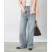  широкий брюки джинсы Denim Denim брюки LC/LLL semi flair Denim брюки [ выставить возможно ] женский 