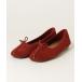 [Clarks] балетки 4.5 красный женский 