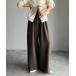 [classicalelf] слаксы X-LARGE Brown женский 