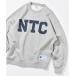  Champion футболка тренировочный обратная сторона ворсистый NAUTICA/ Nautica Champion × NAUTICA NTC sweatshirt мужской 