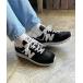 �uNew Balance�v ���[�J�b�g�X�j�[�J�[ 23cm �u���b�N ���f�B�[�X