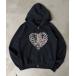  Parker SPECIAL BORN HEART ZIP HOODIE/ специальный bo-n Heart Zip f-ti мужской женский 