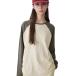 t рубашка Slub Raglan LS Tee женский мужской 