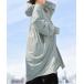 [HUG.U] Zip выше Parker FREE grayish голубой женский 