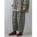  брюки [Cross×Linen] мягкий брюки женский 