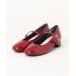  туфли-лодочки JOLI ENCORE(FR)jo Lee * Anne call precoce 3 Plecostomus s3 JE-2113(FUDGE) Rouge brillant