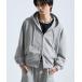  Parker [SERACE]HEAVY WEIGHT DRAW CORD SHORT DOUBLE ZIP HOODIE / тяжелый to draw код Short двойной Zip f-ti- мужской женский 