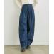  широкий брюки джинсы Denim Denim брюки barrel нога Denim брюки [588225] женский 