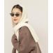  muffler палантин [MAQWEL/mak well ] ребра KNIT с капюшоном . muffler женский 