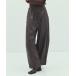  широкий брюки слаксы брюки [STUDIOUS/ стерео . Dio s]Synthetic Leather Pants/ кожаный салон ntsu женский 
