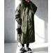  anti kaantiqua милитари жакет Mod's Coat обратная сторона боа с капюшоном .2WAY длинное пальто женский мужской 