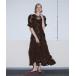  вечернее платье платье f locking болеро платье / FLOCKING BOLERO DRESS