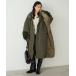  Mod's Coat пальто [forksy.][ Monstar серии ] вельвет × боа необычность материалы Mix с высоким воротником длинное пальто женский 