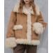  мутоновое пальто боа пальто reversible mouton/ двусторонний мутон женский 