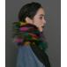  защита горла "neck warmer" шарф снуд MIX мех пелерина женский 