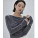 t�V���c �uSTUDIOUS/�X�e���f�B�I�X�vSheer Velours Long Tee/�V�A�[�x���A�����O�e�B�[/�J�b�g�\�[/�g�b�v�X/�E�H�b�V���u�� ���f�B�[�X