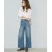  широкий брюки джинсы Denim Denim брюки Move Denim широкий брюки [ запад гора .. sama "надеты" ] женский 