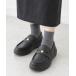  Loafer [MOZ LAGOM]moz женский elk узор монета s колено ka Loafer объем подошва . колено мех S-LL черный бежевый женский 