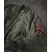  наан ga пуховик down ALPHA/ Alpha специальный заказ Alpha Industries × NANGA × FREAK'S STORE двусторонний MA-1 Short пуховик 
