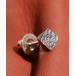 серьги GILD Guild / Frosted processing twist stud pierce frosty. dop low sesing кручение серьги-гвоздики / G171-PI03 мужской женский 