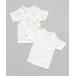  baby clothes Kids [ baby ] cotton clover short underwear set 