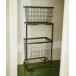  мебель GORDON MILLER( Gordon зеркало ) TOWER специальный заказ BASKET WAGON SET(OLIVE DRAB)( корзина Wagon комплект )
