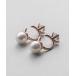  серьги жемчуг /biju- двусторонний серьги женский 
