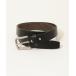  men's belt SHIPS any: HORWEEN Basic leather belt 