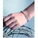 аллергия соответствует браслет [YArKA/ya-ka]silver925 circle parts+flat chain mix bracelet [gop]/ Mix детали браслет серебряный 925