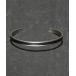  браслет A.SILVER RAIL BANGLE - M(6mm) Tochigi кожа ( браслет breath ) мужской женский 