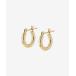  серьги K18 желтое золото обруч серьги (S) ESTELLE/ Esthe -ru женский 