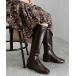  boots lady's square tu long boots 