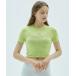[CIENNA ] сирень расческа ng серии короткий рукав задний открытый покрытие выше / RELAXING SERIES SHORT-SLEEVE BACK OPE