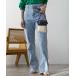  джинсы Denim Denim брюки переключать semi flair Denim брюки / бахрома Denim брюки женский 