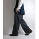  слаксы 25SS центральный Press tuck широкий распорка брюки [Confirm] мужской женский 