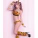  cosplay lady's tiger pattern. . costume play clothes fur bikini 6 point set 