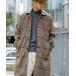  turn-down collar coat men's shaggy check | oversize long height turn-down collar coat 