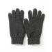  перчатки WOOL PAPER DOUBLE KNIT GLOVES / шерсть × японская бумага двойной вязаный перчатка [UNISEX][ уборная возможно ] мужской rete