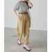  pants chinos lady's [forksy.] high waist two tuck wide tapered chino pants /748